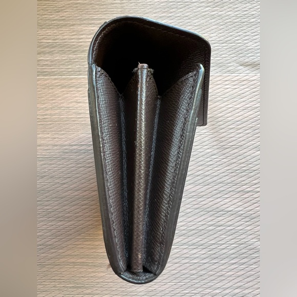 SOLD Authentic Damier Ebene Louis Vuitton Long Wallet #5 - Picture 8 of 16